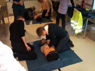 Hjerte-Lunge-Redning (HLR) er igang