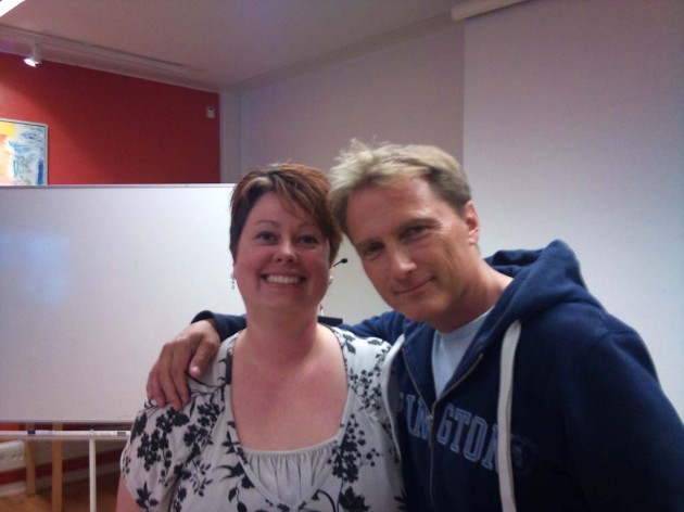 Tenna Skinnerup og TV-læge Peter Qvortrup Geisling