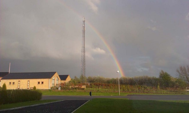 Stor regnbue i Thorsø