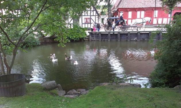Et stemningsbillede fra Den Gamle By